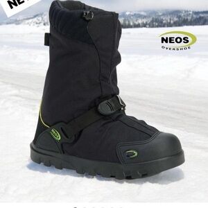Neos Explorer Overshoes black winter boot covers 2XL (13,5 - 15), Black